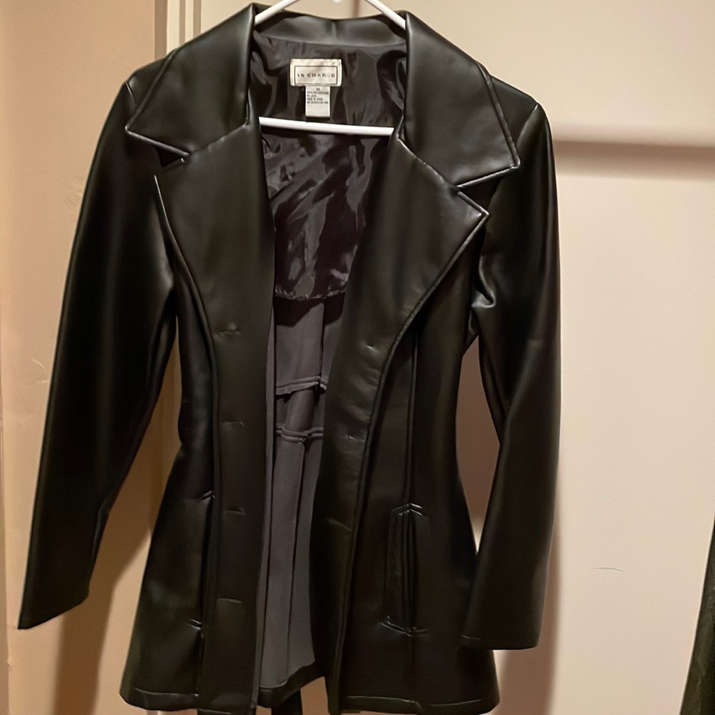 Black Pu Jacket